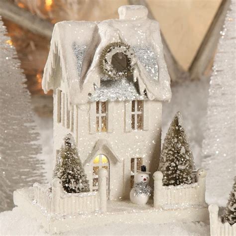 Amazon.com: Christmas Village Houses White